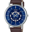 Casio MTP-B135L-2AVDF Men Leather Analog Blue Dial Watch image