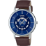 Casio MTP-B135L-2AVDF Men Leather Analog Blue Dial Watch image