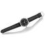 Casio SS Caseback Black Leather Strap Women's Watch image