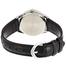 Casio Silver Case Black Leather Band Women's Watch image