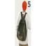 Casual Contrast Color Canvas Backpack - Olive Green image