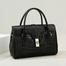 Casual Tote Luxury Leather Handbags Purse Women Bag Black image