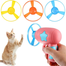 Cat Propeller - Set Outdoor Plaything Huntings Interactive Fetch Game Training Propellers of Fun Cat Chasing Saucer Flying Interesting Fly Launcher for Cats Shooter Kitten image
