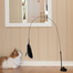 Cat Teaser Toy with Bell, Fixable Cat Interactive Toys with Suction image