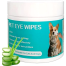 Cat and Dog Eye Wipes, Soft Pet Wipes for Gently Cleaning Eyes 100pcs image