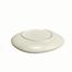 IHW Ceramic Dessert Plate Off White with black Strip 1 Pcs image