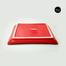 Ceramic tray, Pottery Dessert Dish Red image
