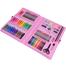 Children Painting/Drawing Set 86 Pcs (Pink/Blue) - Free Handmade Drawing Pad A4 Size 20 Pages image
