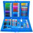 Children Painting/Drawing Set 86 Pcs (Pink/Blue) - Free Handmade Drawing Pad A4 Size 20 Pages image