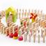 Children Toys New Style Wooden Alphabet And Digital Domino Games -133304005 image