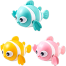 Children's Bath Toy Baby Play Water Clown Fish Coil Chain Swimming Animal Bathroom Play Water Toy - 1 Pcs (Any Color) image