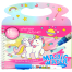 Children's Magic Unicorn Cartoon Painting Book with Marker Different Magic Book image