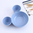 Children's Mickey Bowl With Compartments And Small Plates, Wheat Straw Environmentally Friendly Anti-Scalding Bowl, Children's Tableware image