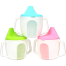 Children's Water Cup/Mug 150 ml with Handle - 1 Pc image