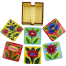 Chintar khorak Coaster Set With Holder-6 Pcs image