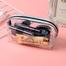 Clear Pencil Case Transparent Plastic School Supplies Teenagers image