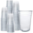 Clear Plastic Cups 250 Ml For Water And Juice 50 Pcs Pack image