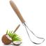 Coconut Scraper With Wooden Handle image
