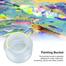 Collapsible Bucket,Portable Brush Water Barrel for Wash Art Pen Brush image