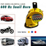 Colorful 600 Hz Loud Snail Pop Horn With Splash Protection 1 Piece For Car Motorcycle And Other Vehicles image
