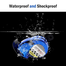 Colorful 600 Hz Loud Snail Pop Horn With Splash Protection 1 Piece For Car Motorcycle And Other Vehicles image