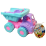 Colorful Plastic Dumper Truck Toy For Kids - Beach And Indoor Play image