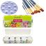 Combo Acrylic Paint Color and Brush Set image