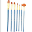 Combo Doms Poster 12 Color Keep Smiling 7pcs Mix Brush 1Set Artists Round Color Platte image