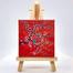 Combo Of 1pcs Nature Arts Mini Display Easel with 5/5 Canvas For Painting - 1 Pcs image