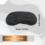 Combo Of 3 Set Black Color Silk Eye Mask Memory Foam Ear Plug 2Pcs image