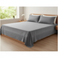 Comfort House Grey Colour King Size Bed Sheet With 2 Pcs Pillow Cover image
