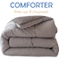 Comfort House Solid Color Luxury Lightweight Comforter King Size - Grey image