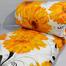 Comforter For Winter King Size Exclusive Comforter With Full Cotton Fabric 84*90 Inch European Cube Style 1pc Box White and Yellow Sunflower image
