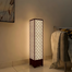 Contemporary Wooden Floor Lamp | Handcrafted Pine Wood | Warm White Ambient Lighting | Ideal for Modern Bedroom and Living Room Decor by Ednfy (LL-113) image