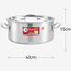 ZEBRA Cooking Pot Vitalux 18.5 Liter 40x15 Cm image