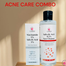 Cosprof Acne Care Combo Pack Salicylic Cleanser 200 ml And Niacinamide Serum 30 ml image