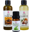Cosprof Rosemary 10 Ml Castor 100 Ml Coconut 100 Ml Combo image