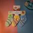 Cotton Three 3 Pair Socks For Baby 0-12 Month - Multicolor image