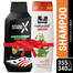 Couple Combo Shampoo - Studio X Clean And Strong Shampoo For Men 355ml And Parachute Naturale Shampoo Anti Hair Fall 340ml image