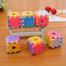 Crackles Cube Shaped Plastic Pencil Sharpener image
