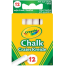 Crayola White Chalk 12 Pcs image