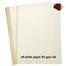 Cream Colour Paper A4 -100 PCS image