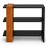 Creative Furniture Wooden Decorative Storage Shelf Black And Natural Wood Finish image
