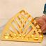 Creative Gold Metal Tissue Holder Storage Organizer Napkin Holder For Dinner Table image