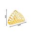 Creative Gold Metal Tissue Holder Storage Organizer Napkin Holder For Dinner Table image