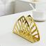 Creative Gold Metal Tissue Holder Storage Organizer Napkin Holder For Dinner Table image