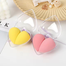 Creative New Heart Shape Powder Puff Makeup Tool - 1 box image