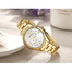 Curren 9009 Quartz Movement Round Dial Stainless Steel Waterproof Women Watch image