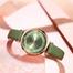Curren 9079 Pu Leather Watches Women'S Quartz Leather Wristwatch-Light Green image