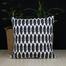 Agrey Hometex Cushion Cover Black And White 20x20 Inch image